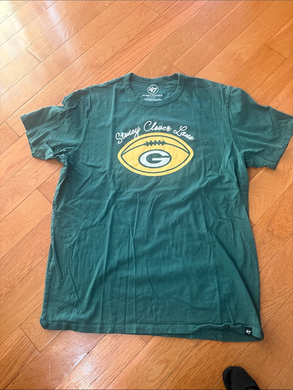 '47 Brand Green Bay Packers Green and Yellow Graphic Tee